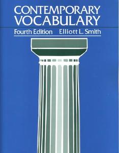 Contemporary Vocabulary di Elliott L. Smith edito da BEDFORD BOOKS
