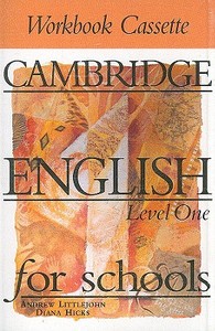 Cambridge English For Schools 1 Workbook Cassette di Andrew Littlejohn, Diana Hicks edito da Cambridge University Press