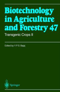 Transgenic Crops II di Y. P. S. Bajaj edito da Springer