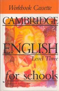 Cambridge English For Schools 3 Workbook Cassette di Andrew Littlejohn, Diana Hicks edito da Cambridge University Press