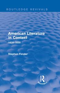 American Literature in Context di Various edito da Taylor & Francis Ltd