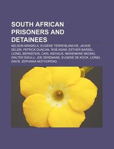 South African Prisoners And Detainees: R di Books Llc edito da Books LLC, Wiki Series