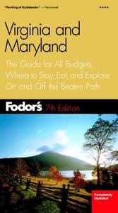 Virginia And Maryland di Eugene Fodor edito da Ebury Press