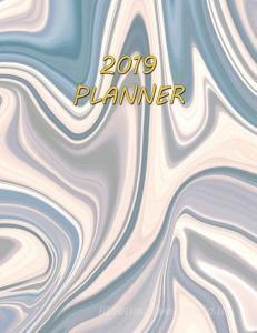 2019 Planner: Light Pink and Black Marble 2019 Daily Planner di Noteworthy Publications edito da LIGHTNING SOURCE INC