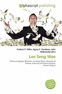 Lee Seng Wee edito da Vdm Publishing House