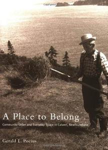 A Place to Belong di Gerald L. Pocius edito da McGill-Queen's University Press