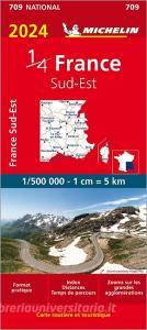 Southeastern France 2024 - Michelin National Map 709 di Michelin edito da Michelin Editions Des Voyages