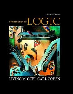 Introduction To Logic di Carl Cohen, Irving M. Copi edito da Pearson Education (us)