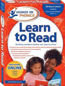 Hooked on Phonics Learn to Read, Pre-K, Level 2 [With Sticker(s) and Workbook and Flash Cards and DVD and Quick Start Guide and 3 Paperbacks] edito da Hooked on Phonics