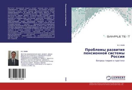 Problemy Razvitiya Pensionnoy Sistemy Rossii di Dimri R C edito da Lap Lambert Academic Publishing