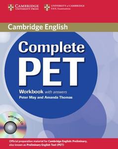 Complete Pet Workbook With Answers With Audio Cd di Peter May, Amanda Thomas, Emma Heyderman edito da Cambridge University Press