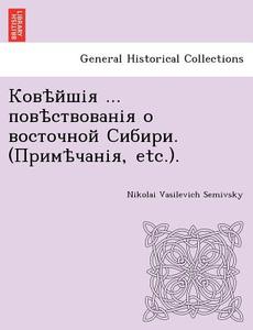 ... . ( , Etc.). di Nikolai Vasilevich Semivsky edito da British Library, Historical Print Editions