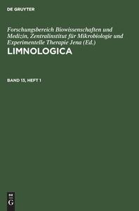 Limnologica, Band 13, Heft 1, Limnologica Band 13, Heft 1 edito da De Gruyter
