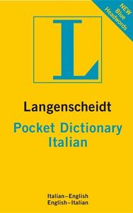 Langenscheidt Pocket Italian Dictionary: English-italian & Italian-english di J. Goldie, et al. edito da Langenscheidt
