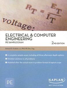 Electrical And Computer Engineering Pe Sample Exam di Edward D. Graham edito da Kaplan Aec Education