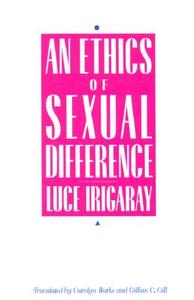 Ethics of Sexual Difference di Luce Irigaray edito da CORNELL UNIV PR