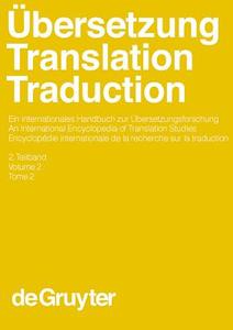 Übersetzung - Translation - Traduction. 2. Teilband edito da De Gruyter Mouton