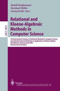 Relational and Kleene-Algebraic Methods in Computer Science edito da Springer Berlin Heidelberg