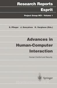 Advances in Human-Computer Interaction edito da Springer Berlin Heidelberg