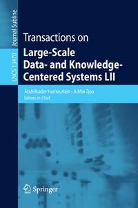 Transactions on Large-Scale Data- and Knowledge-Centered Systems LII edito da Springer Berlin Heidelberg