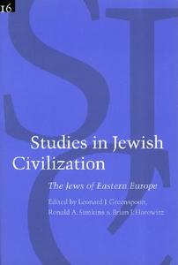 The Jews Of Eastern Europe di Ronald Simkins, Brian Horowitz edito da University Of Nebraska Press