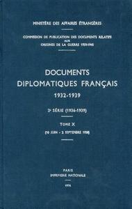Documents Diplomatiques Francais: 1938 Tome III (10 Juin - 2 Septembre) edito da Peter Lang Gmbh, Internationaler Verlag Der W