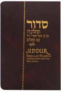 Siddur Annotated Hebrew Compact Annotated edito da Kehot Publication Society