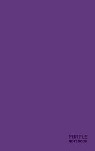 Purple Notebook: Ruled Paper Notebook ( Journal / Cuaderno / Portable ) di Smart Bookx edito da Createspace