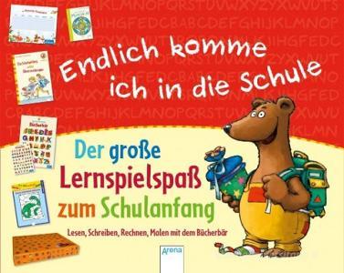 Endlich komme ich in die Schule. Der große Lernspielspaß zum Schulanfang di Friederike Barnhusen, Christiane Krapp, Maria Seidemann edito da Arena Verlag GmbH