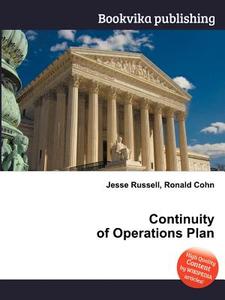 Continuity Of Operations Plan edito da Book On Demand Ltd.