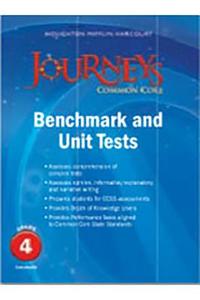 Journeys: Benchmark Tests and Unit Tests Consumable Grade 4 di Reading edito da STECK VAUGHN CO
