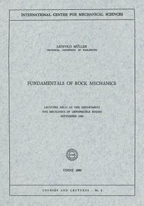 Fundamentals of Rock Mechanics di Leopold Müller edito da Springer Vienna