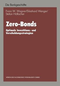Zero-Bonds di Franz W. Wagner edito da Gabler Verlag