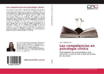 Las competencias en psicología clínica di María Adela Bertella edito da EAE