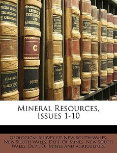 Mineral Resources, Issues 1-10 edito da Nabu Press