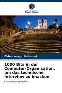 1000 BITS IN DER COMPUTER-ORGANISATION, di BHIMAVARAP USHARANI edito da LIGHTNING SOURCE UK LTD