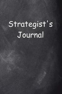 Strategist's Journal Chalkboard Design: (Notebook, Diary, Blank Book) di Distinctive Journals edito da Createspace Independent Publishing Platform