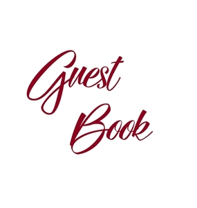 Burgundy Guest Book, Weddings, Anniversary, Party's, Special Occasions, Memories, Christening, Baptism, Visitors Book, G di Lollys Publishing edito da Lollys Publishing