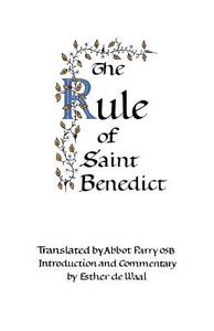 The Rule of Saint Benedict di Esther De Waal edito da GRACEWING