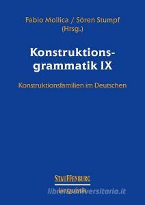 Konstruktionsgrammatik IX edito da Stauffenburg Verlag