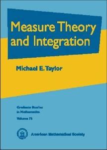 Measure Theory and Integration edito da American Mathematical Society