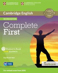 Complete First Student's Book with Answers with Testbank [With CDROM] di Guy Brook-Hart edito da CAMBRIDGE