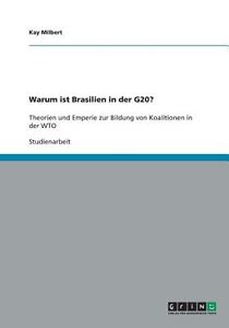 Warum ist Brasilien in der G20? di Kay Milbert edito da GRIN Publishing