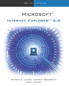 Microsoft Internet Explorer 6.0 di Kenneth C. Laudon edito da Irwin/McGraw-Hill