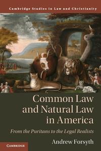 Common Law And Natural Law In America di Andrew Forsyth edito da Cambridge University Press