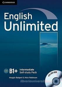 English Unlimited Intermediate Self-study Pack (workbook With Dvd-rom) di Maggie Baigent, Nick Robinson edito da Cambridge University Press