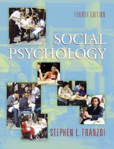 Social Psychology di Stephen L. Franzoi edito da Mcgraw-hill Education - Europe