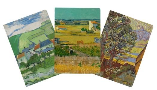 Van Gogh Landscapes Sewn Notebook Collection di Insights edito da Insights