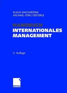 Handbuch Internationales Management edito da Gabler Verlag