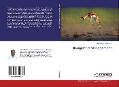 Rangeland Management di Mohammed Abdelkreim edito da LAP Lambert Academic Publishing